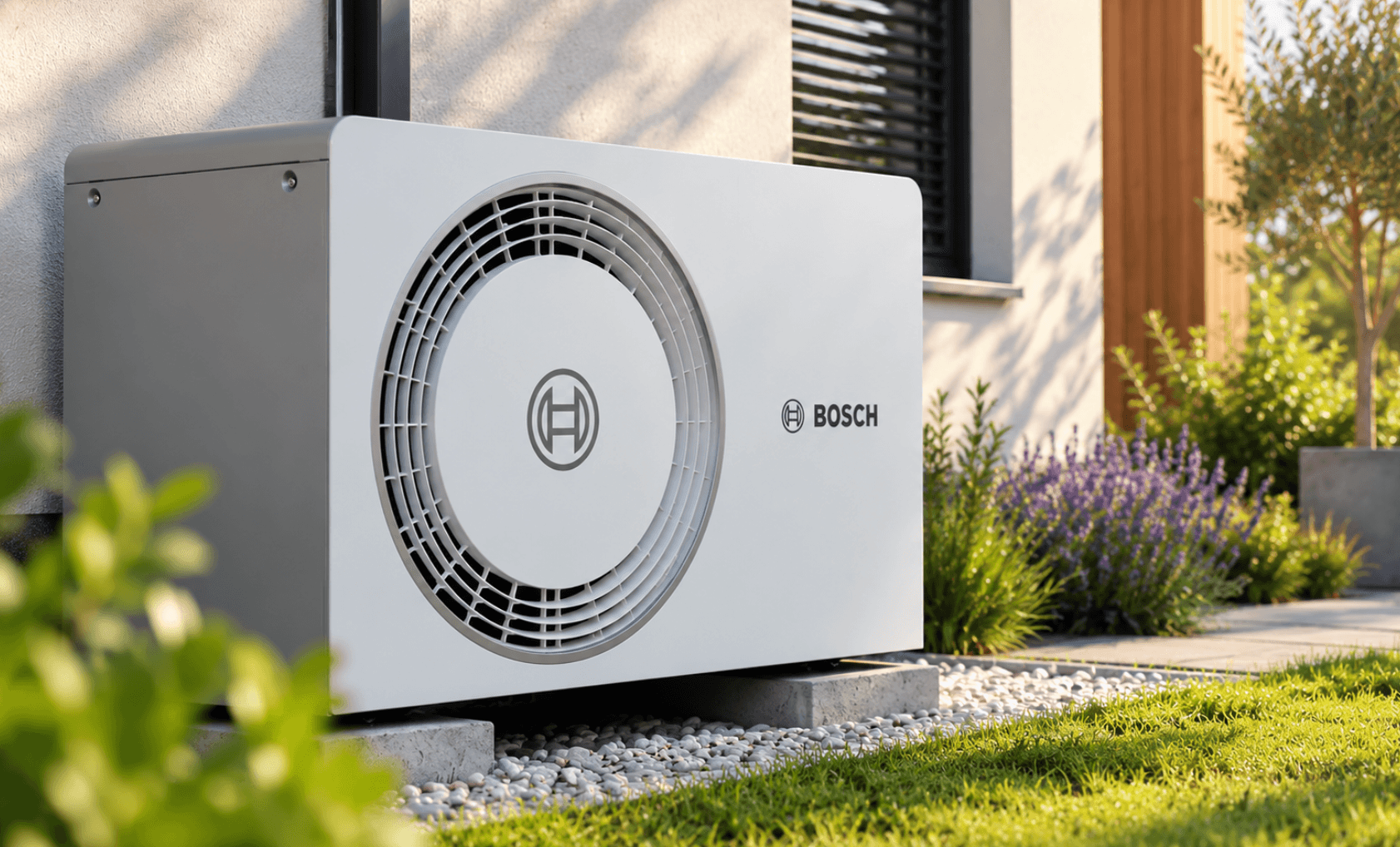 Bosch Wärmepumpe für die Kombination mit Photovoltaik